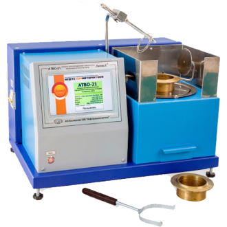Automatic open cup tester (with gas ignition) Cleveland method LinteL®ATVO-21